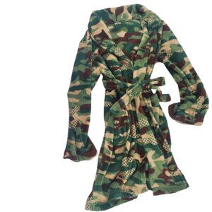 Cherokee Kids Robe Fleece Size XL Camo